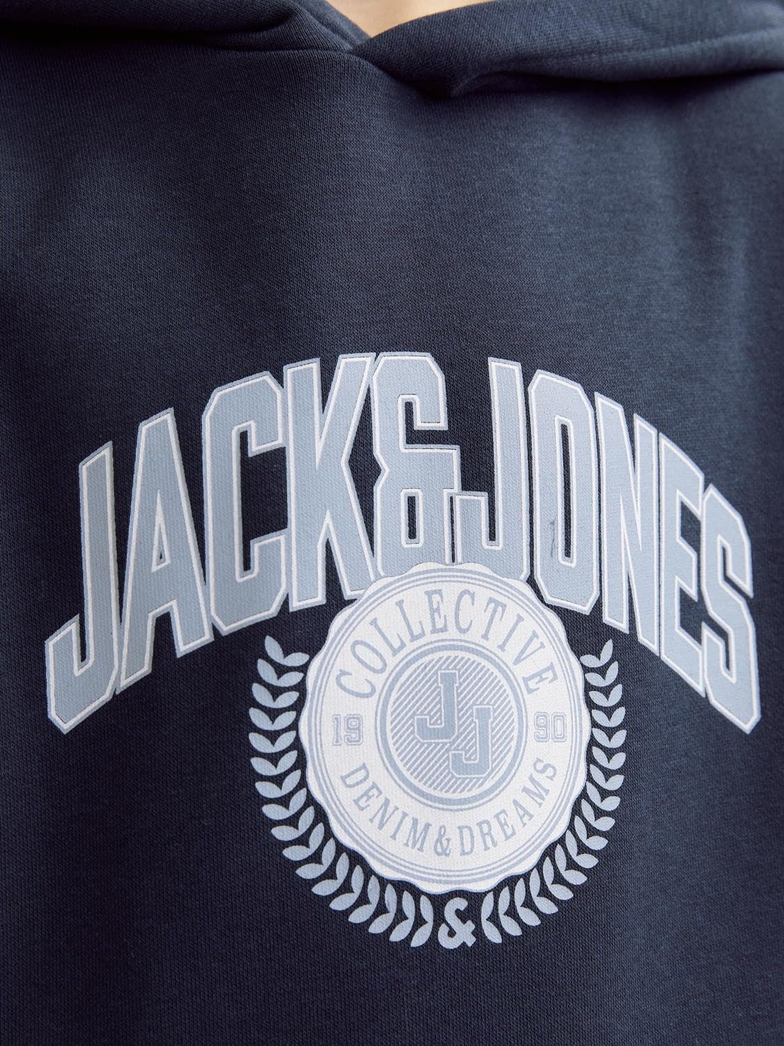 Толстовка Jack & Jones JJKAM Varsity Branding Sweat Hood JNR для хлопчиків, фото №7 Толстовка Jack & Jones JJKAM Varsity Branding Sweat Hood JNR для хлопчиків, фото №7