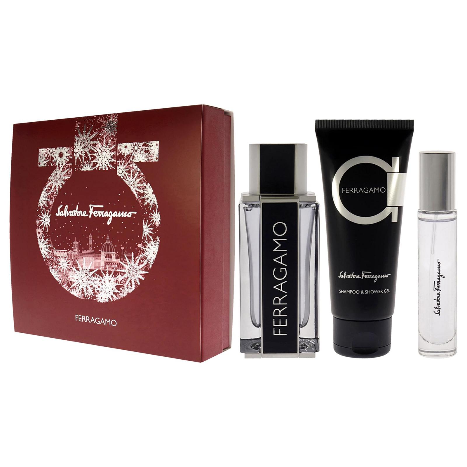 Подарунковий набір Salvatore Ferragamo Ferragamo чоловічий Туалетна вода 100 мл + Шампунь і гель для душу 100 мл + Парфуми для подорожей 10 мл EDT, фото №4