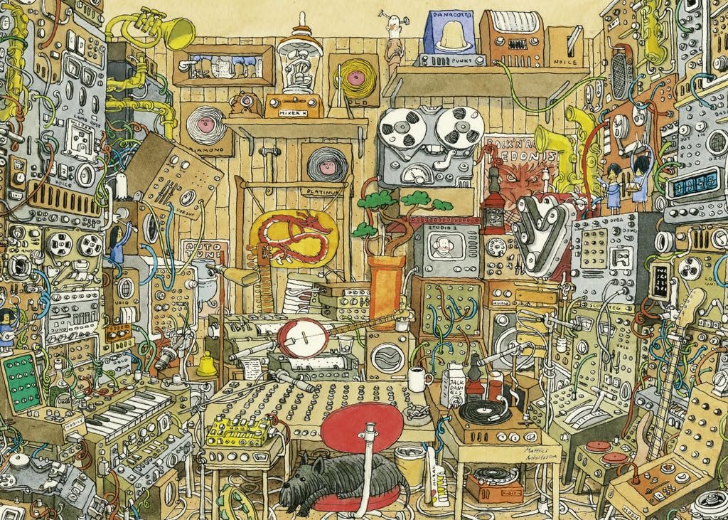 Пазл Heye Music Maniac Adolfsson 1000 элементов Серебристый, фото №3