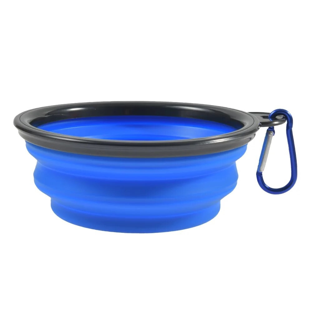 Миска складная походная для животных воды корма LVR 007 Blue 16598, фото №1