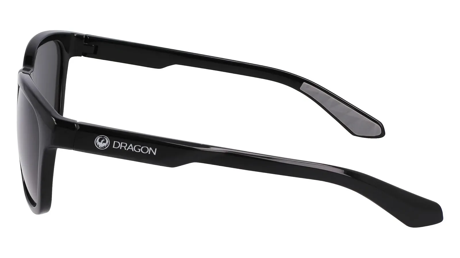 Унісекс Сонцезахисні окуляри Dragon Dune, Shiny Black з димчастими лінзами, One Size, глянцевий чорний з димчастим склом, фото №3