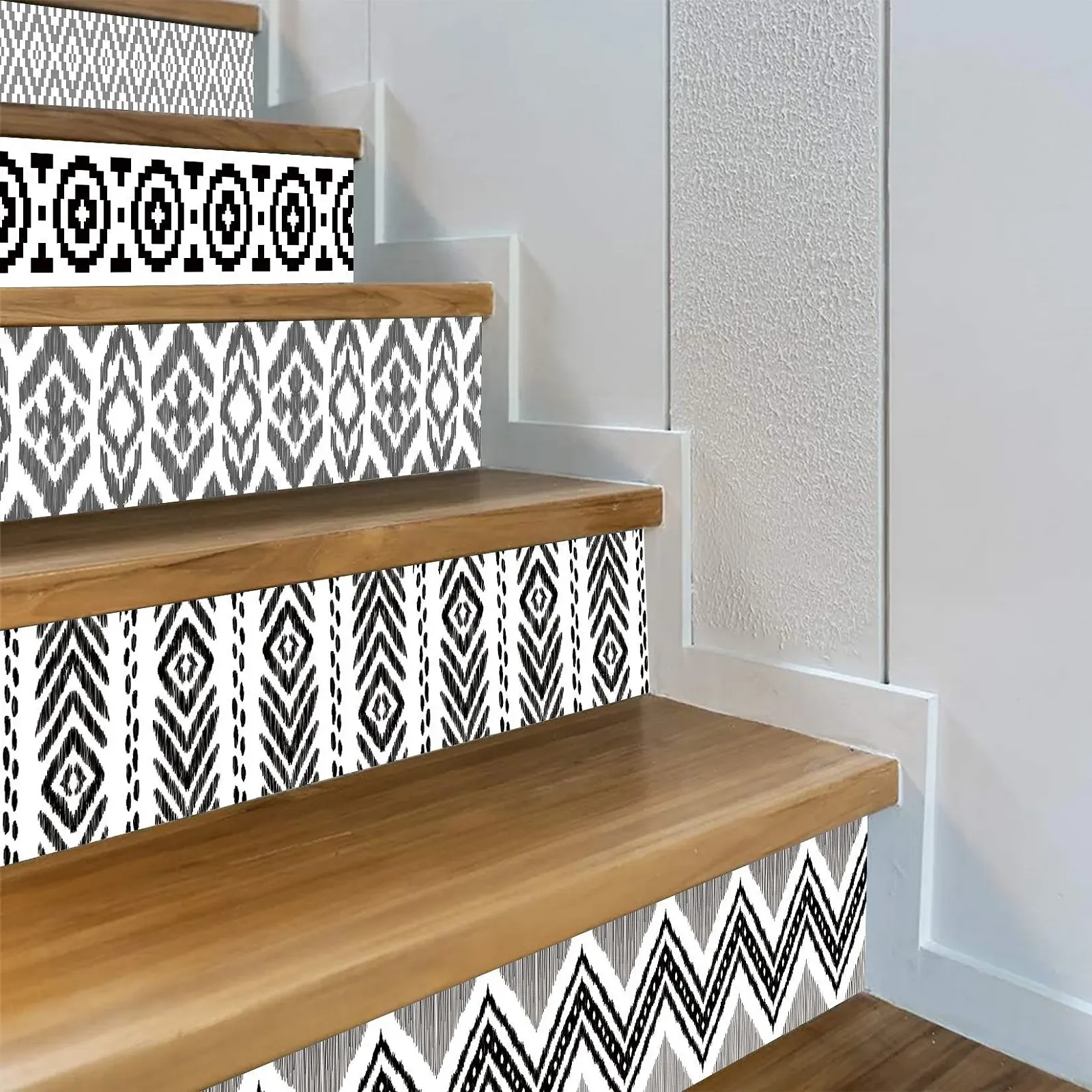 Наклейки для сходів CHDITB Vintage Набір 12 шт 18 x 100 см Самоклеюча, фото №2