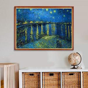 Пазл Нічна тераса кафе Вінсента Ван Гога 1000 елементів 70 x 50 см - Фото 1