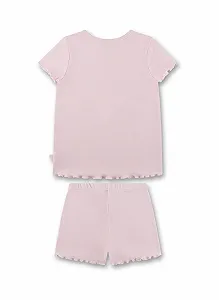 Комплект пижамный Sanetta для девочек, шорты, розовый synthetic.ua - Фото 1