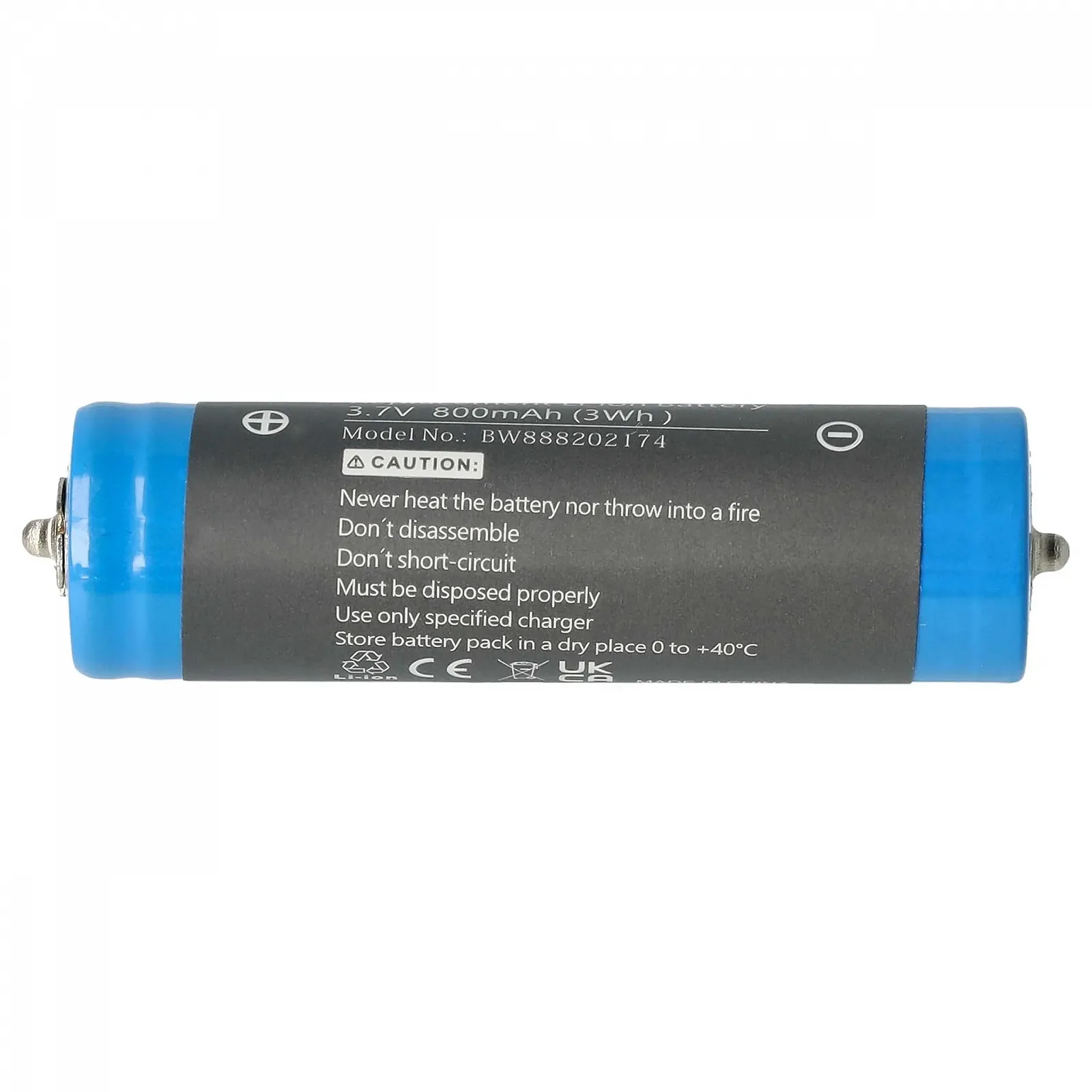 Акумулятор vhbw для Panasonic ER-GP80 ER-LV9 ER-LV9C ER-SB60 ES-8043 (800 мАг 3.7 В Li-Ion), фото №4