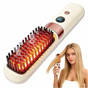 Щітка для стайлінгу Go Brush Pro для короткого волосся з іонізацією 4 температурні режими бездротова - Фото 1
