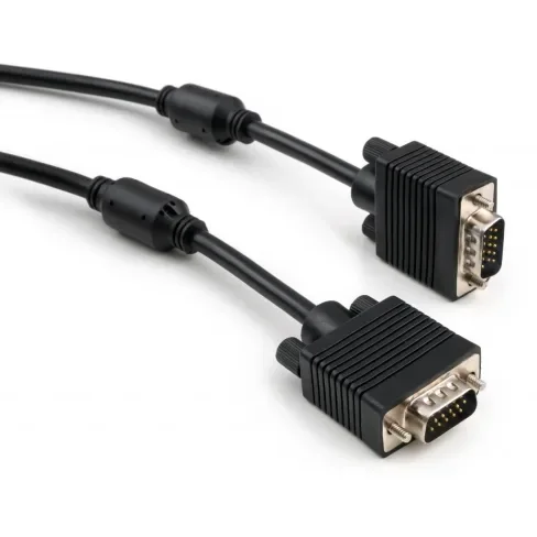 Кабель мультимедийный VGA M to VGA M 3.0m Vinga (VCPVGAF3BK), фото №1 Кабель мультимедийный VGA M to VGA M 3.0m Vinga (VCPVGAF3BK), фото №1