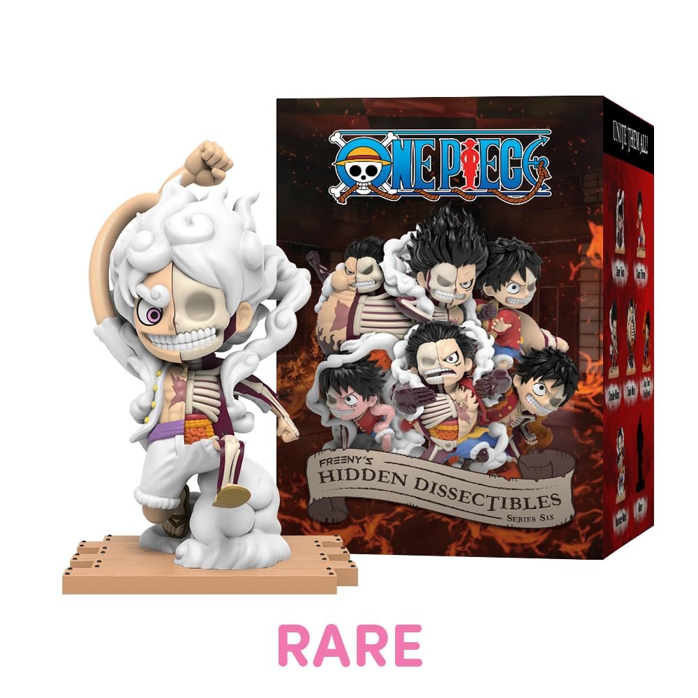 Фигурка Mighty Jaxx Freeny's Hidden Dissectibles: One Piece Series 6 (Luffy Gears) | Сюрпризный бокс с коллекционными фигурками | Контейнер с 6 персонажами, фото №8