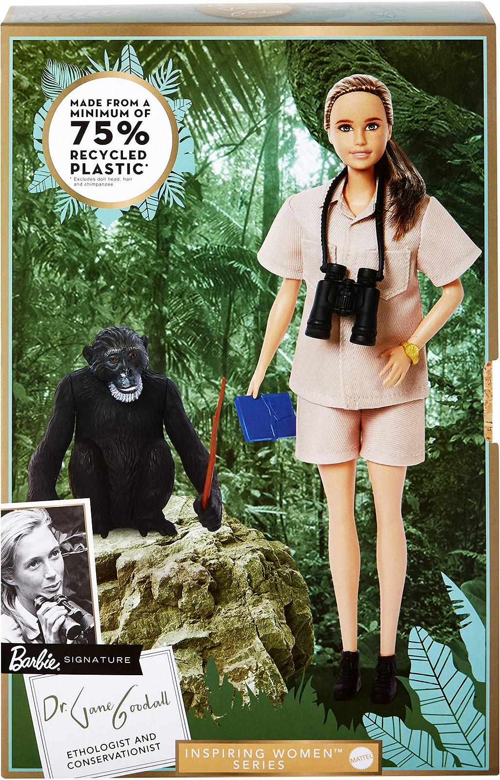 Кукла Mattel Barbie Signature Collection of Women Inspired Dr. Jane Goodall (HCB83), фото №6