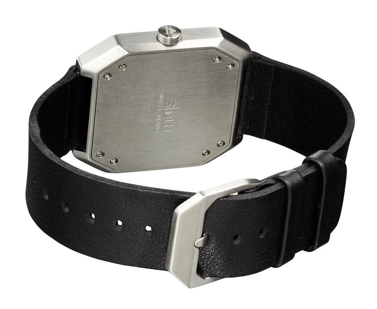 Часы slow Jo 06 Аналоговые Черный Кожаный Ремешок, фото №5 Часы slow Jo 06 Аналоговые Черный Кожаный Ремешок, фото №5