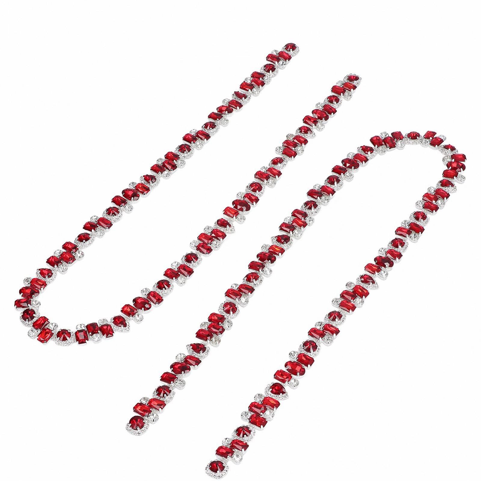 Бусины Стекло Красный, фото №3