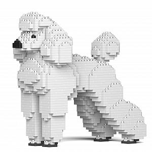 Конструктор JEKCA Standard Poodle 01S-S01 Блоки Скульптури З Колекційних Каменів - Фото 1