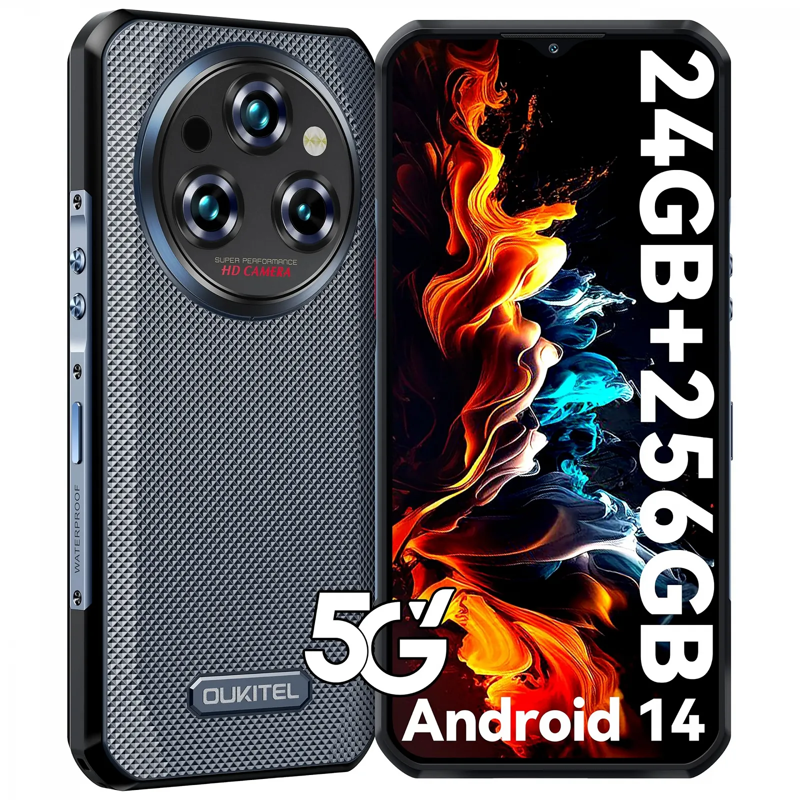 Защищенный смартфон Oukitel WP35 5G 24GB 256GB 11000 мАч 6.6", фото №1 Защищенный смартфон Oukitel WP35 5G 24GB 256GB 11000 мАч 6.6", фото №1