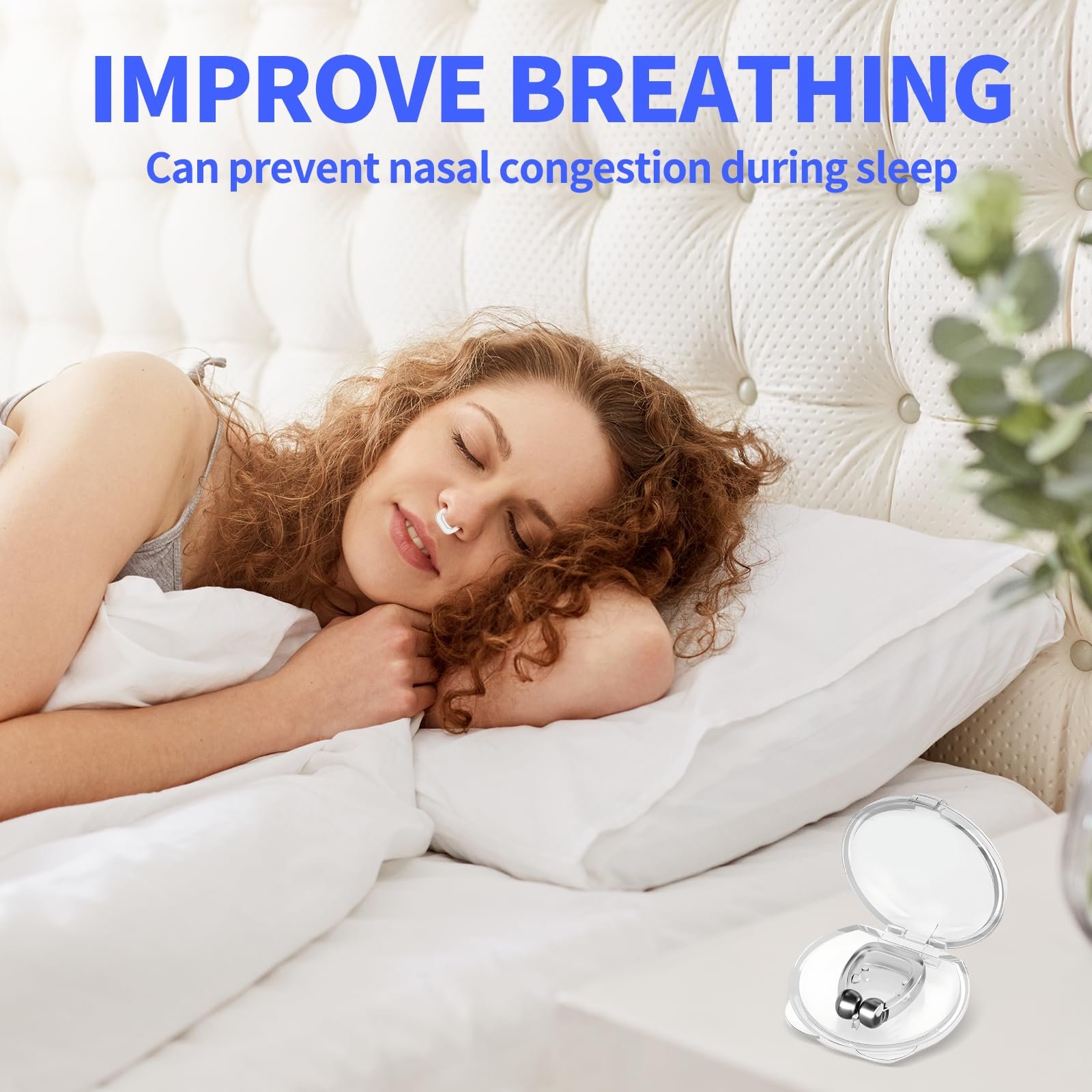 Стопери від хропіння (10 шт) Силіконова магнітна кліпса для носа, фото №5