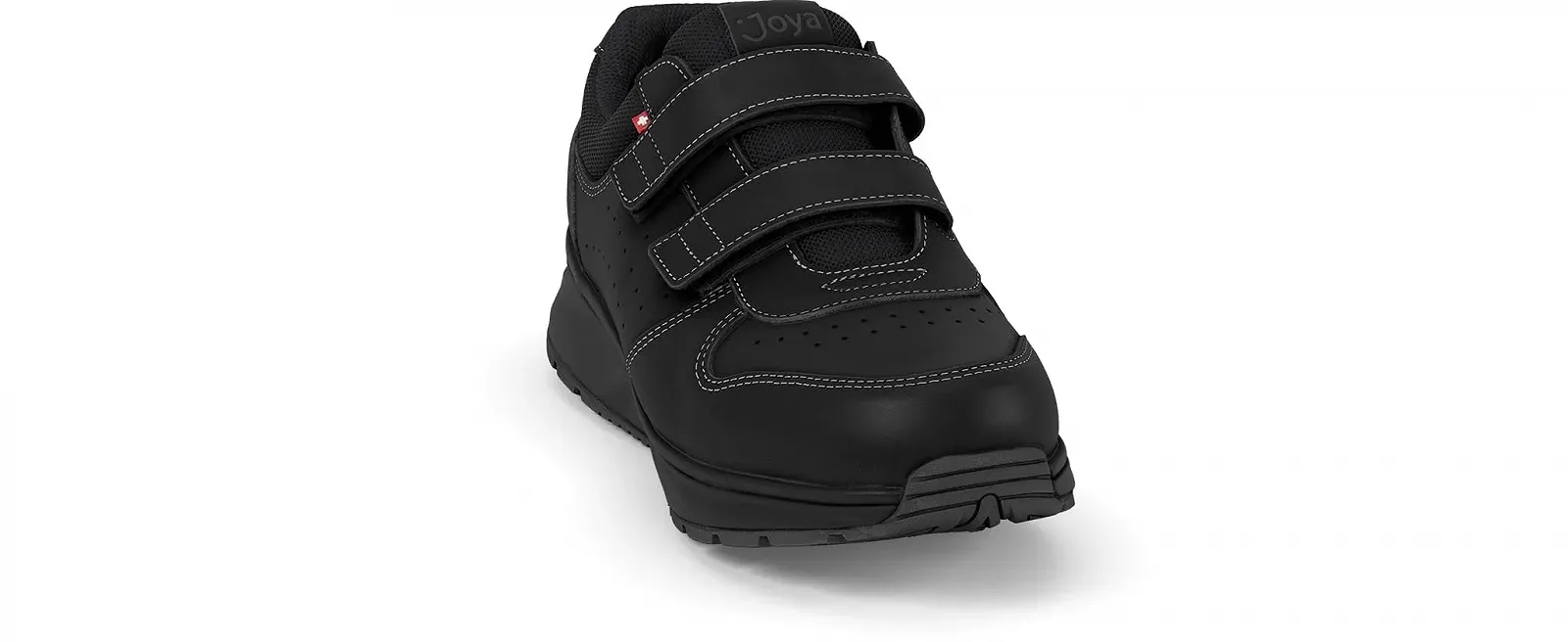 Кроссовки JOYA Dynamo Strap Black II - Гладкие, мягкие кроссовки из цельнозерновой кожи с двойной застежкой Velcro для легкого обувания. Мягкий воротник и язычок., фото №3