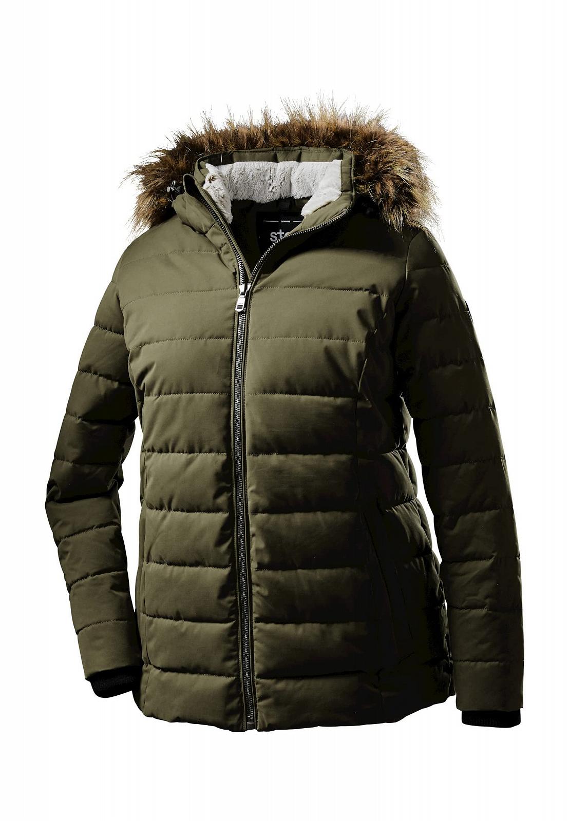 Женская Куртка STOY Wmn Quilted Jacket E стеганая, вид пуха, со съемным капюшоном, фото №1