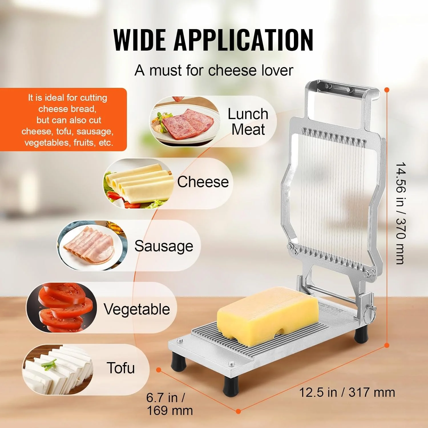 Резак для сыра VEVOR GJNLJ062, фото №5