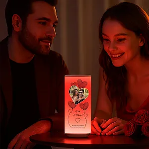 Настільна лампа Maverton сенсорна з пультом дистанційного керування нічник з принтом LED бездротова synthetic.ua - Фото 1