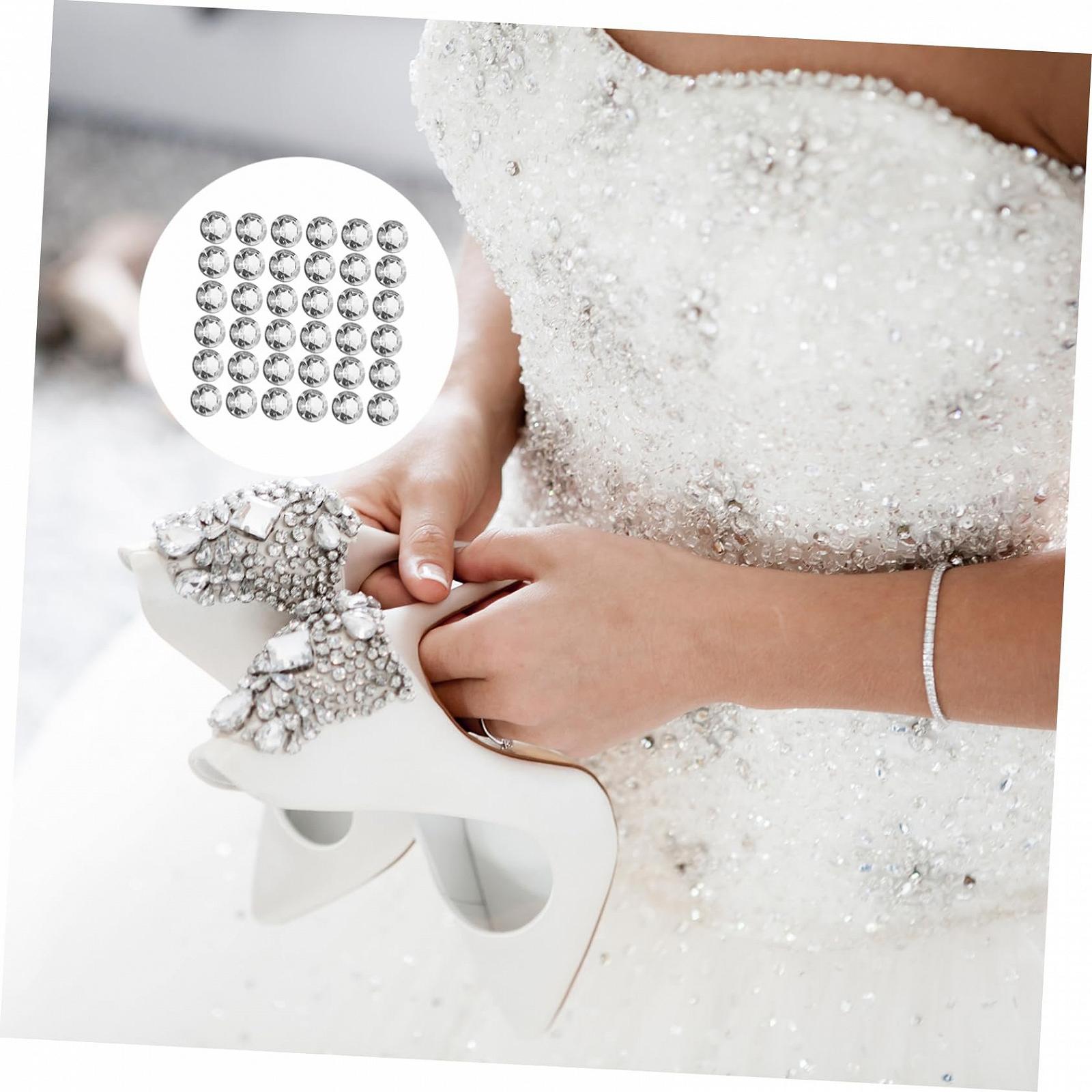 Стрази акрилові NUOBESTY Прозорий, 12 мм, 500 шт, фото №9