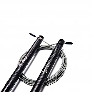 Скакалка швидкісна Double Unders з алюмінієвими ручками та сталевим тросом synthetic.ua - Фото 1