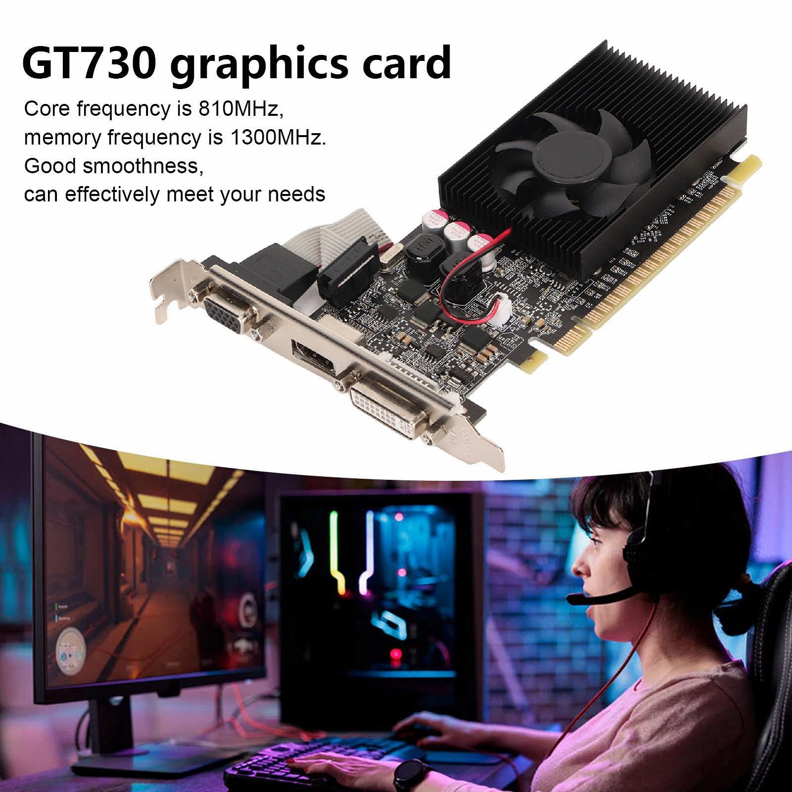 Видеокарта VBESTLIFE GT730 2GB GDDR3 64bit PCI Express 2.0 X16 810/1300MHz 2560x1600 с HDMI, DVI I, фото №3