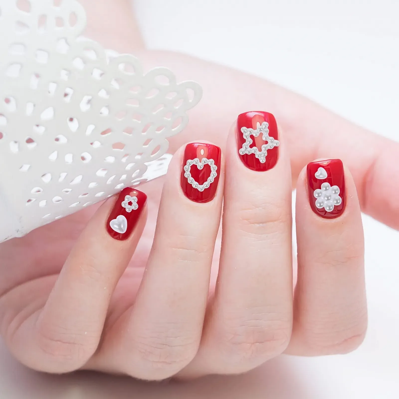 Украшения для ногтей Healvian, 2 набора, драгоценные камни, ювелирные изделия для нанесения бриллиантов, аксессуары для нейл-арта, болты для ногтей, аппликация со стразами, DIY украшения со стразами, жемчужная заплатка, фото №9