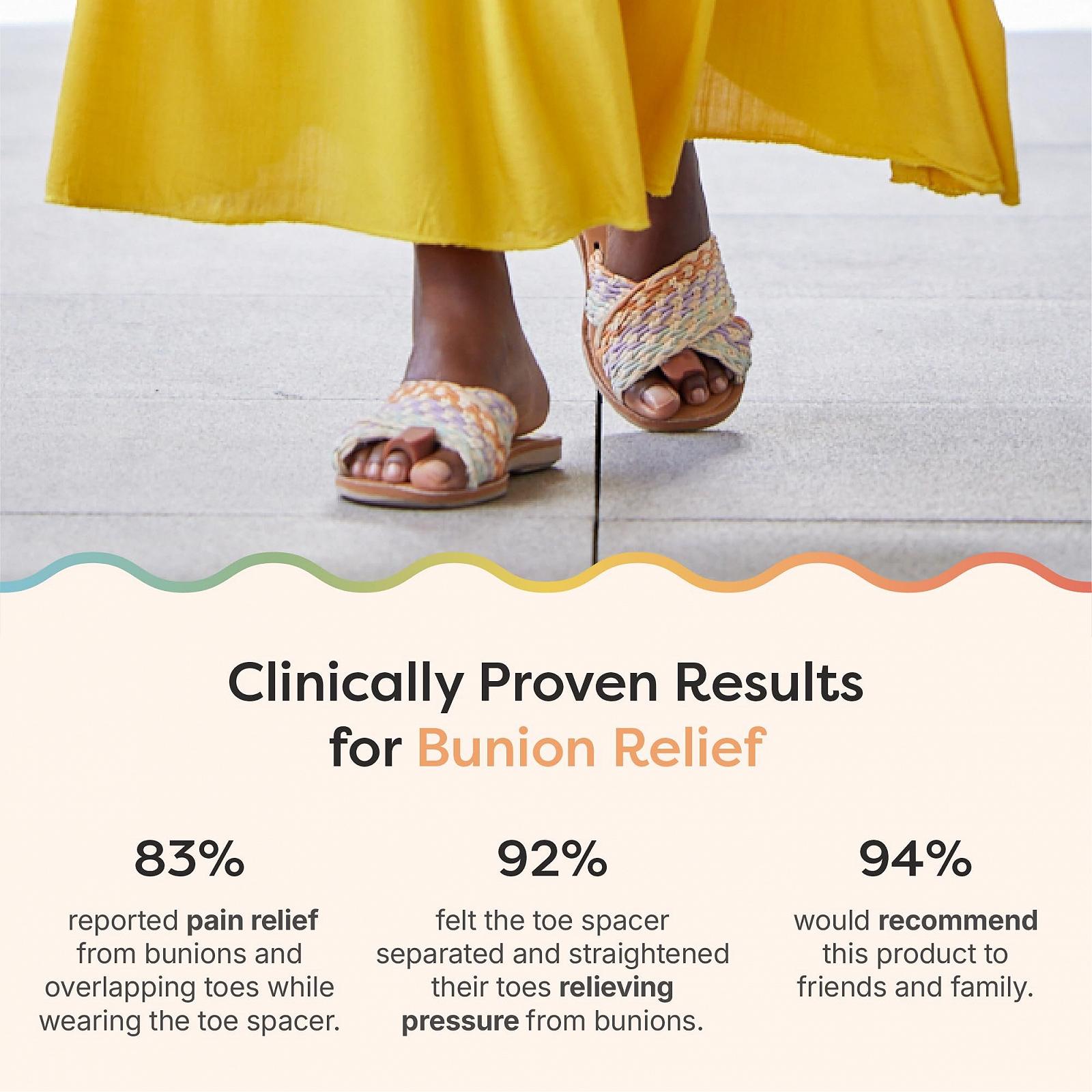 Роздільник для пальців ніг ZenToes 4 шт. Гелеві, вальгусної деформації великого пальця стопи, фото №3