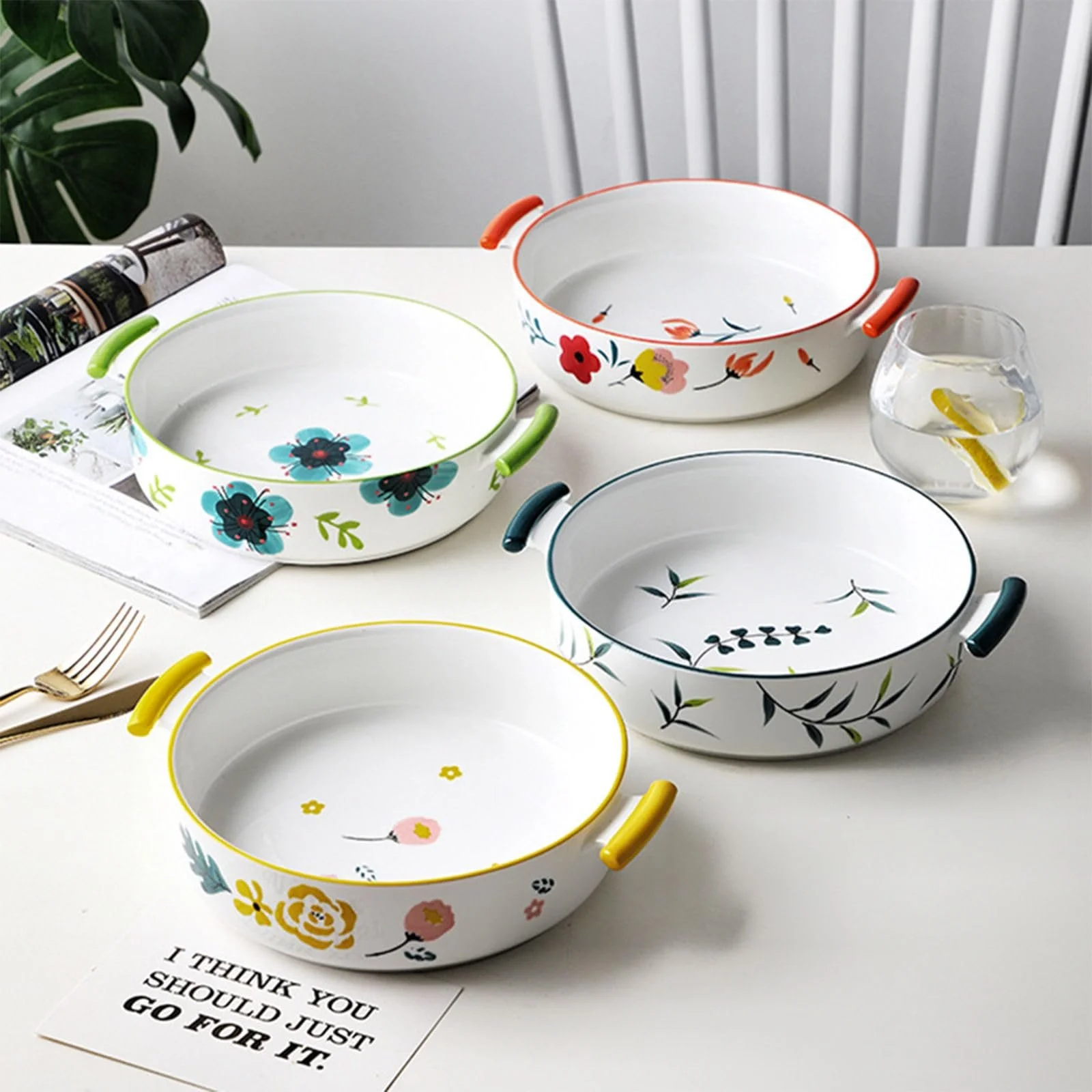 Форма для запекания керамическая круглая Vintage 1134 г, фото №6