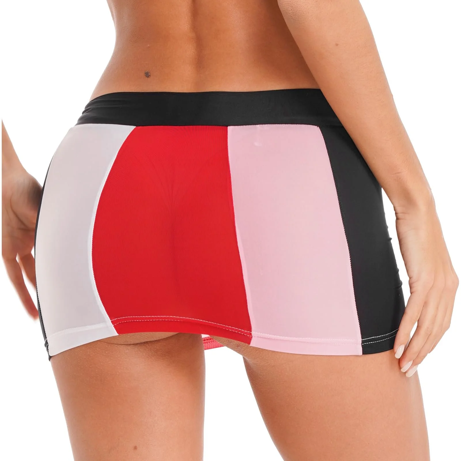 Міні-спідниця Alvivi Прозора Bodycon Еластична, фото №2