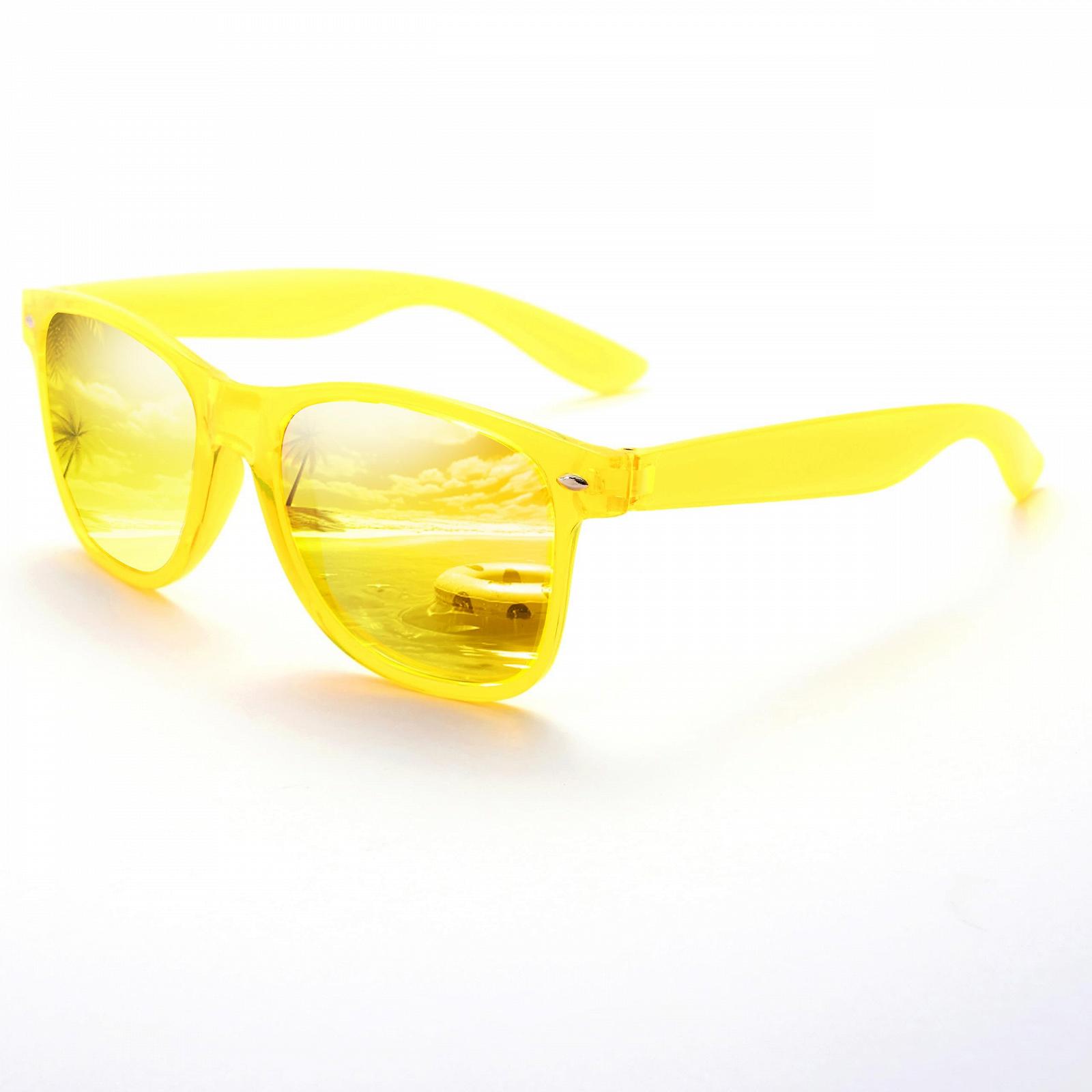 Вінтажні сонцезахисні окуляри FSMILING, 8 шт, багатокольорові, фото №6