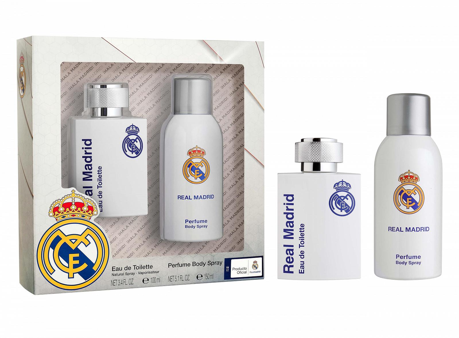 Подарунковий набір Real Madrid (туалетна вода 100 мл + дезодорант 150 мл, фото №2