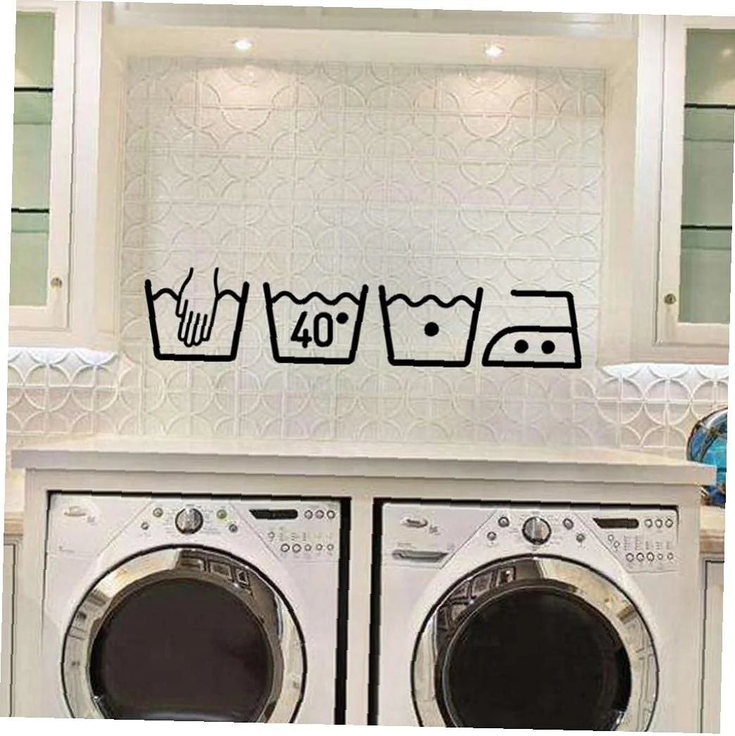 Наклейка на стіну Washing Machine Вінілова, фото №6