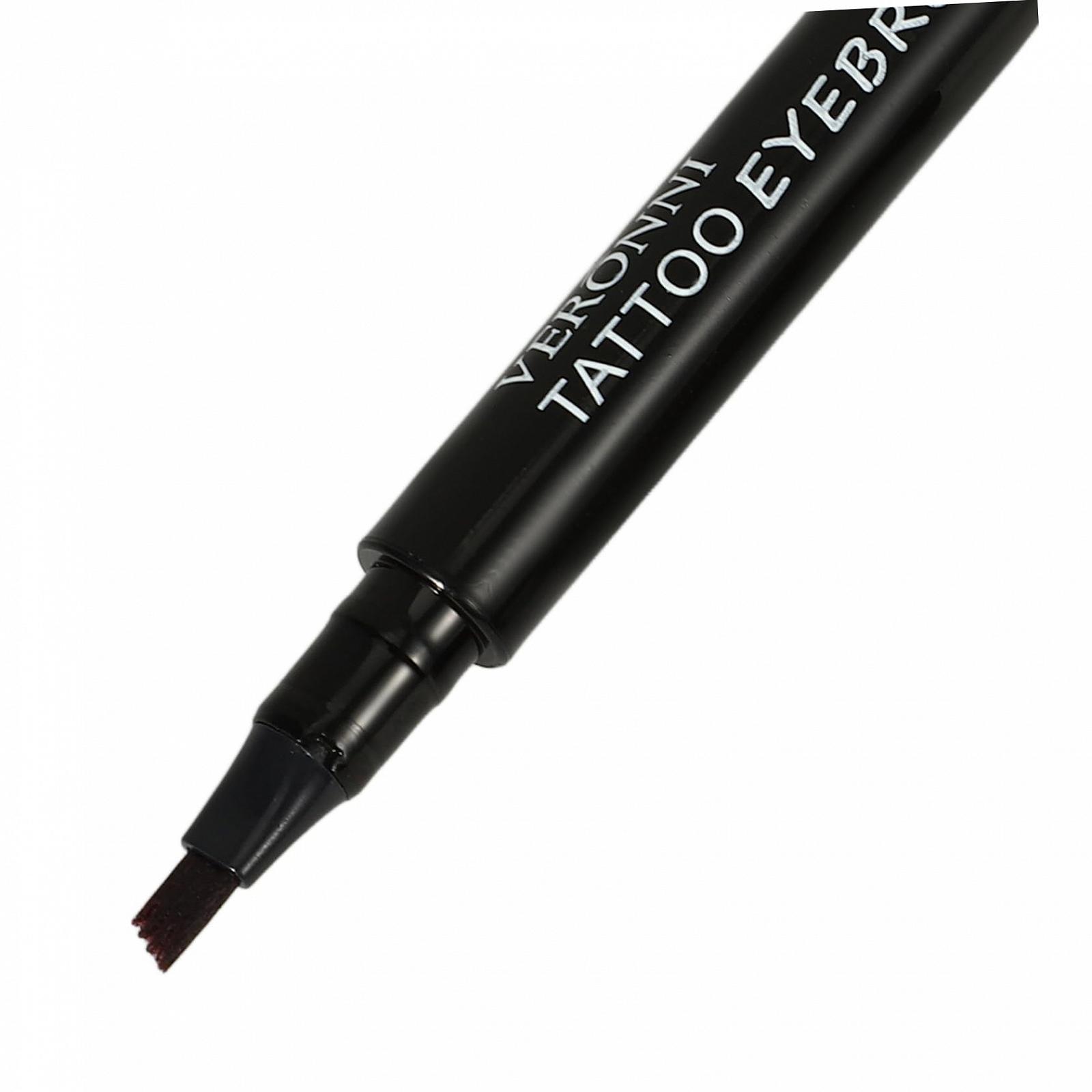 Рідкий олівець для брів minkissy Чотиризубий Потовидкий, фото №5 Рідкий олівець для брів minkissy Чотиризубий Потовидкий, фото №5