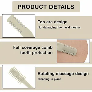 Засіб для видалення волосся в носі Landrain 3 шт. для чоловіків кремовий - Фото 1