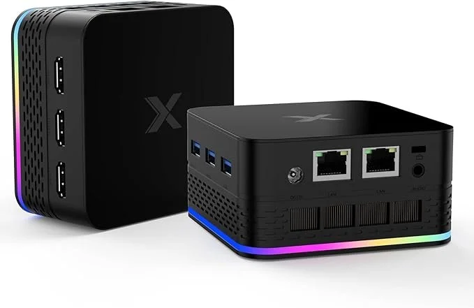 Міні ПК Divinpc T9 Plus Intel N95 / RAM 16GB / SSD 512GB / Intel UHD Graphics / 3 x HDMI /2 x LAN / Windows 11 / Чорний, фото №1 Міні ПК Divinpc T9 Plus Intel N95 / RAM 16GB / SSD 512GB / Intel UHD Graphics / 3 x HDMI /2 x LAN / Windows 11 / Чорний, фото №1
