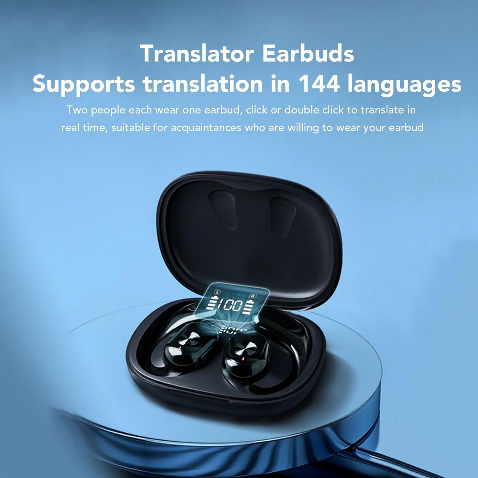 Навушники-перекладачі Black, фото №2