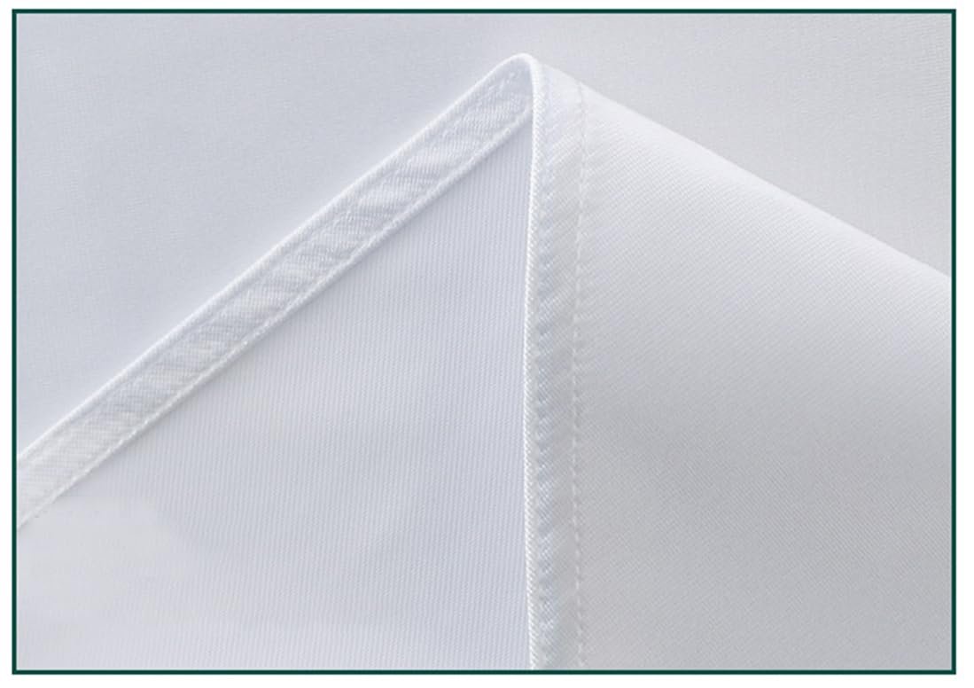 Скатертина Round Satin 290 GSM 180 см White, фото №3