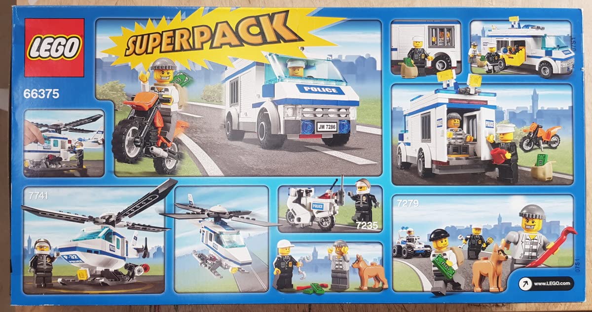 Конструктор Lego City Superpack 66375 4 in 1, фото №2