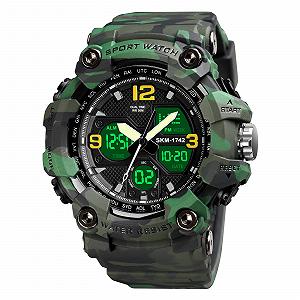 Годинник Skmei 1742 Green Military synthetic.ua - Фото 1