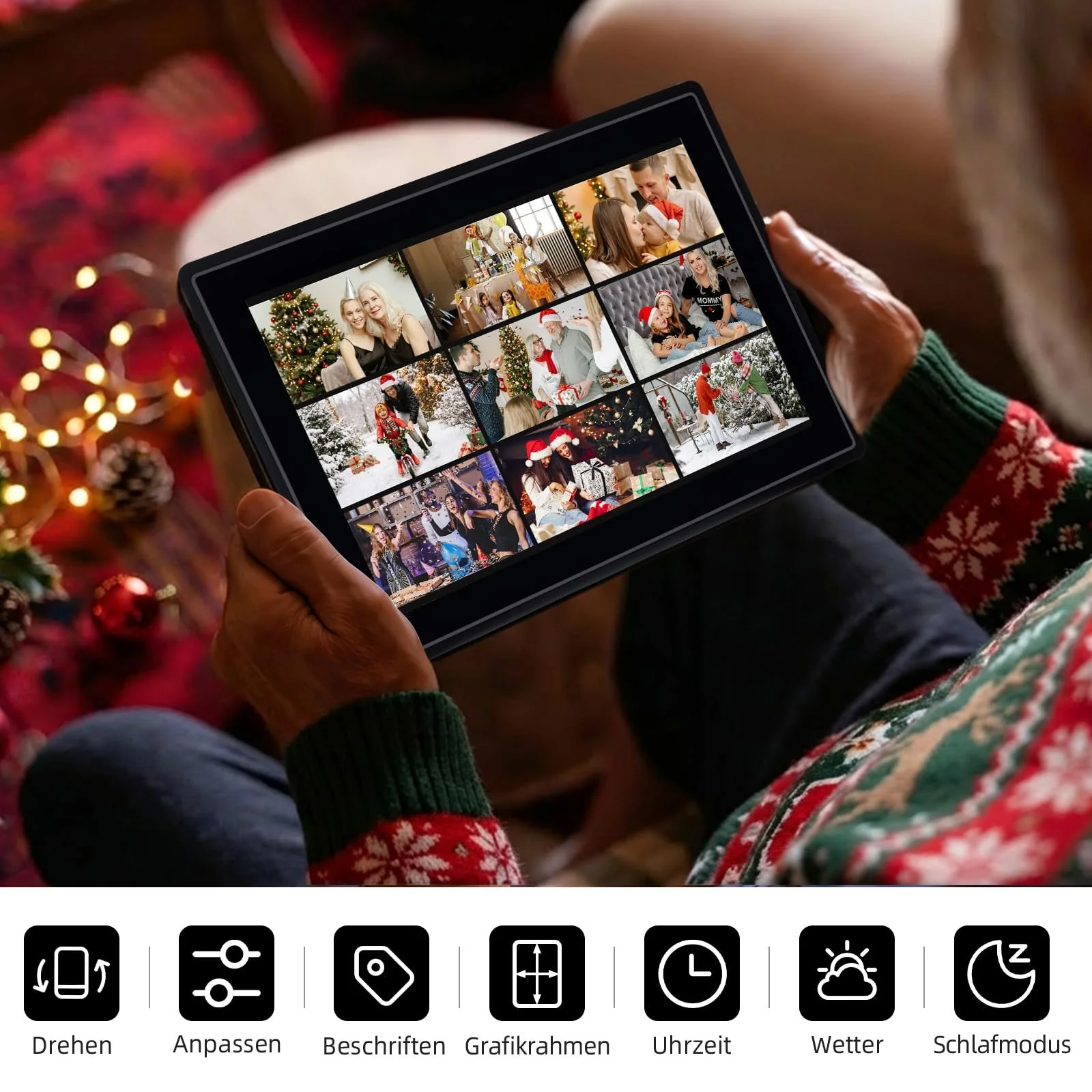 Цифровая фоторамка Rollei Smart Frame WiFi 100 10.1 дюйма Черная, фото №2 Цифровая фоторамка Rollei Smart Frame WiFi 100 10.1 дюйма Черная, фото №2