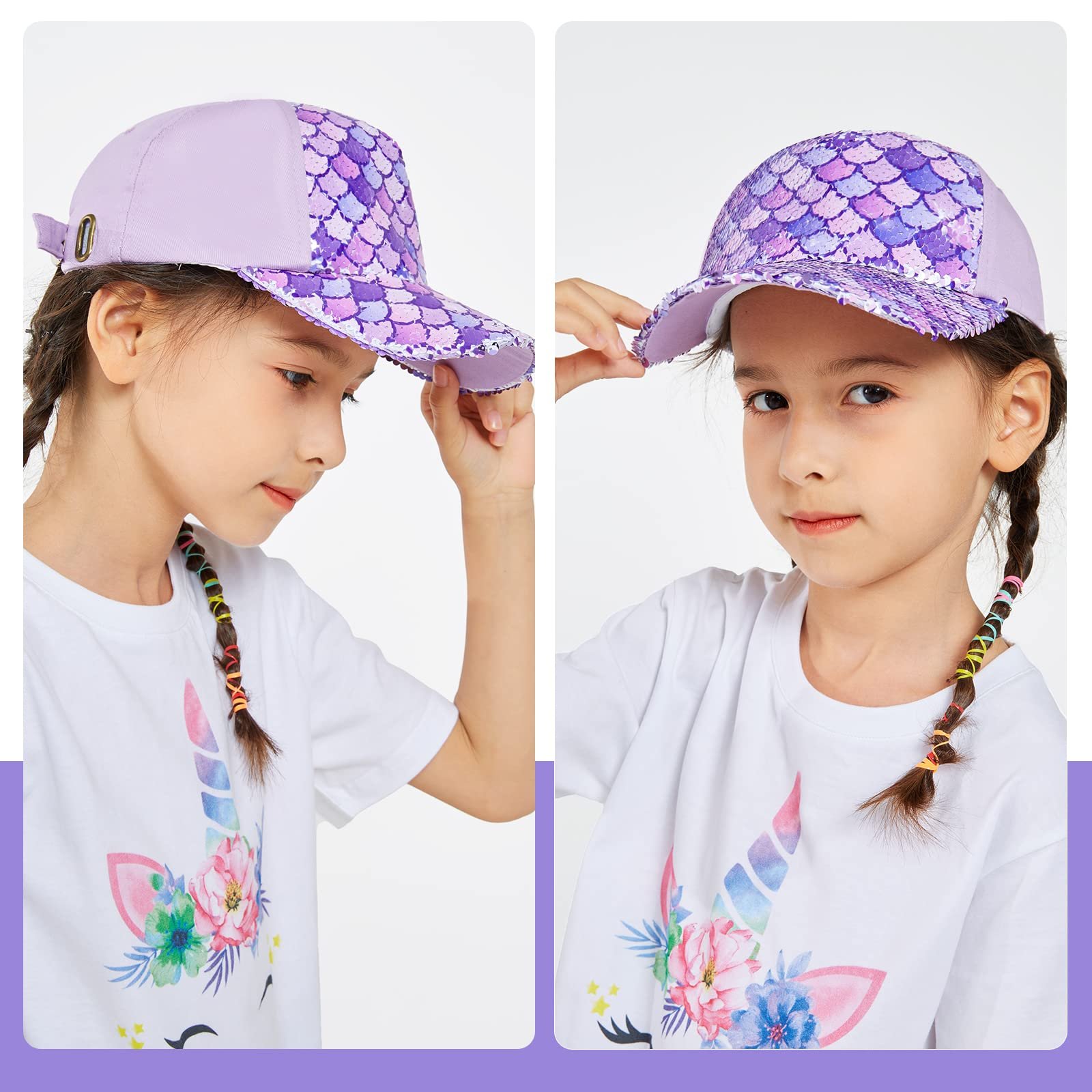 Бейсболка WAWSAM Unicorn для девочек детская регулируемая Snapback, фото №6