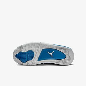 Кросівки Jordan 4 Retro Military Blue (2024) (GS) 36.5 synthetic.ua - Фото 1
