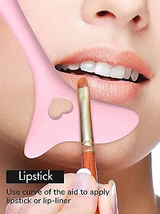 Трафарети для підводки очей силіконові багаторазові багатофункціональні аплікатори synthetic.ua - Фото 1