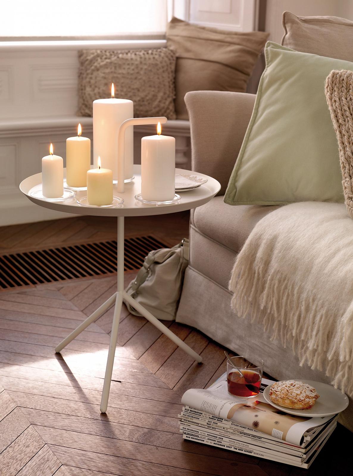 Стовпчик Bolsius Гладка Білий 25x8 см Набір з 8, фото №4