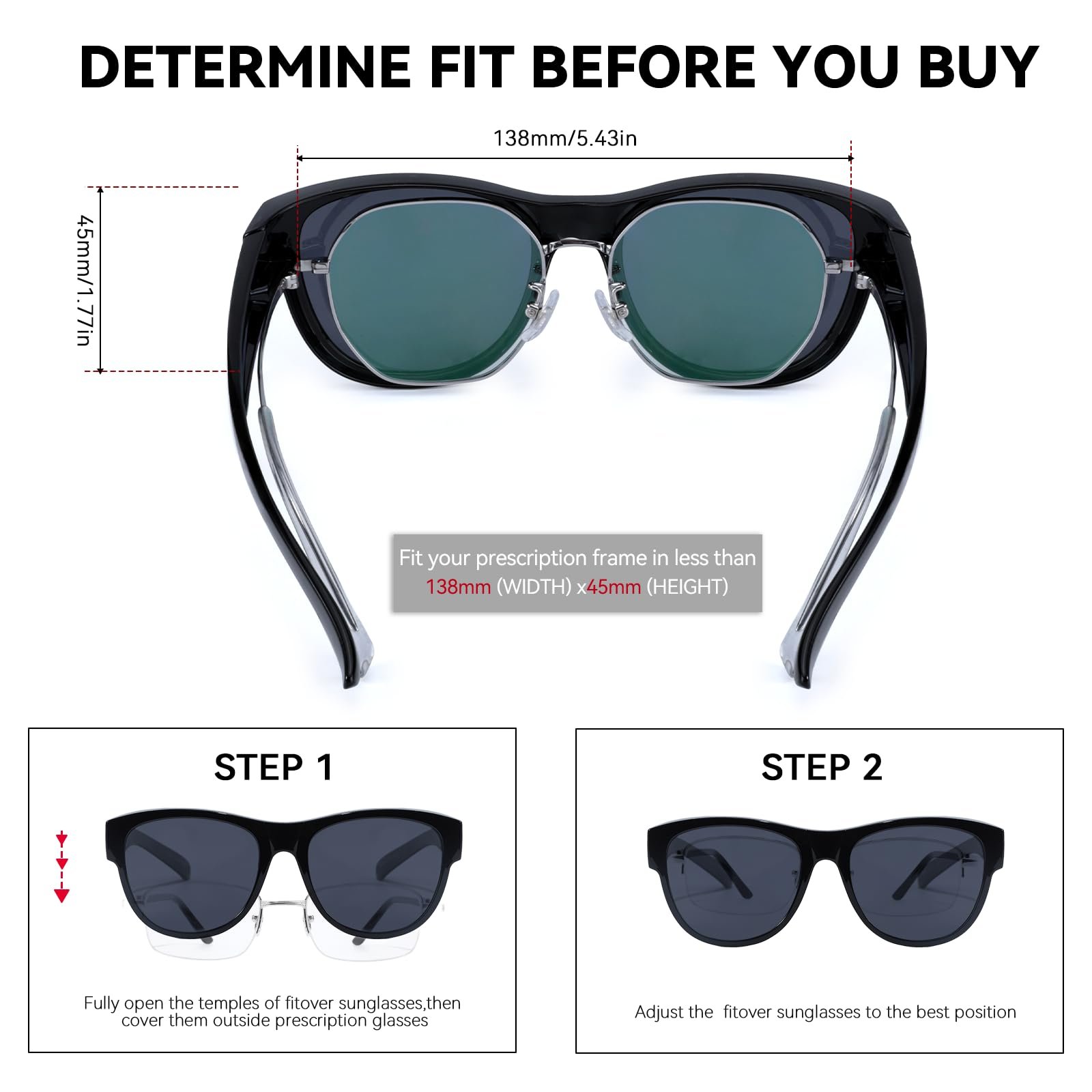 Поляризовані окуляри Myiaur для жінок TR90 Модна оправа UV400 захист, фото №5 Поляризовані окуляри Myiaur для жінок TR90 Модна оправа UV400 захист, фото №5