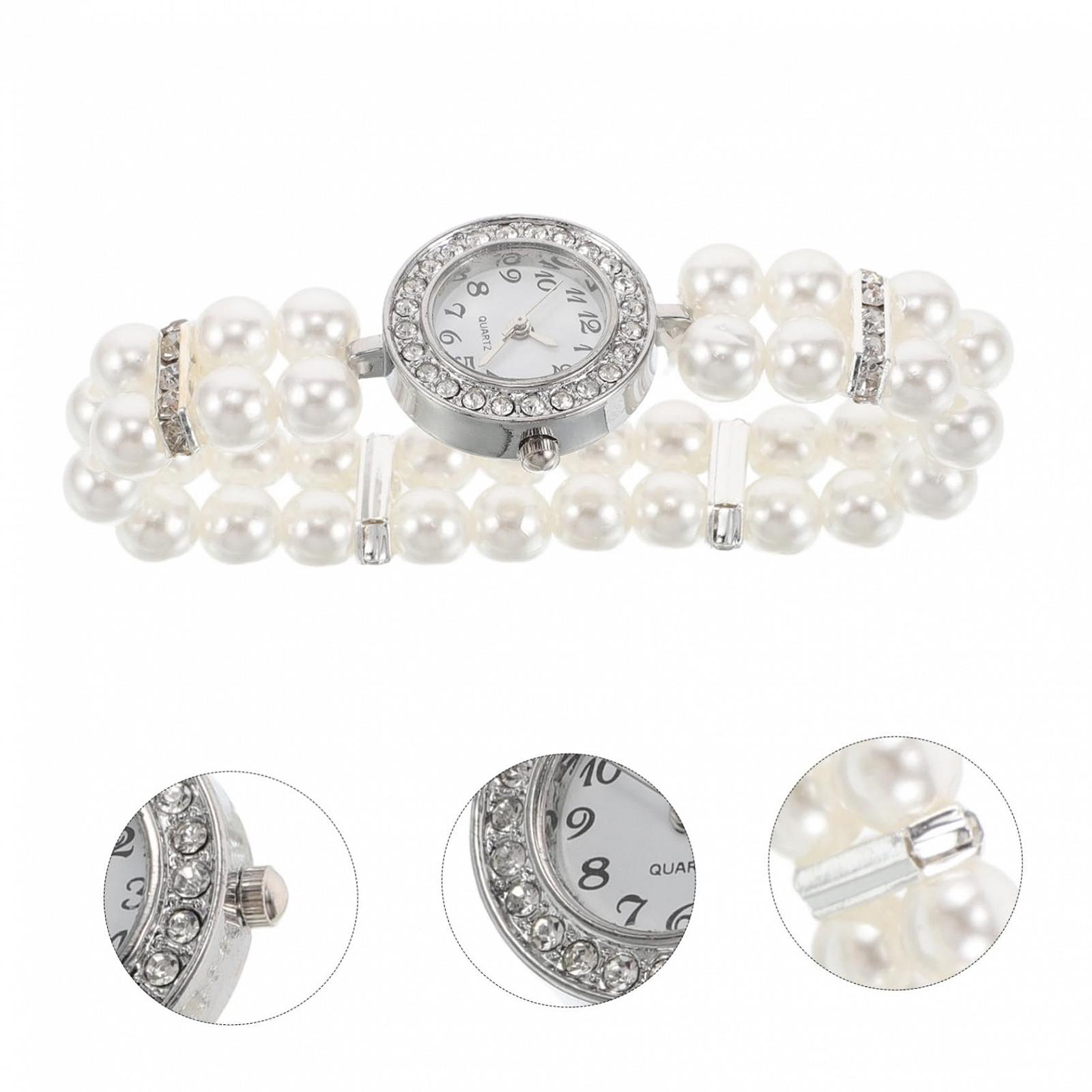 Женский Браслет Healvian Elegantes Perlenarmband со Стразами, Двойной Эластичный Манжет, Пластик, фото №9 Женский Браслет Healvian Elegantes Perlenarmband со Стразами, Двойной Эластичный Манжет, Пластик, фото №9