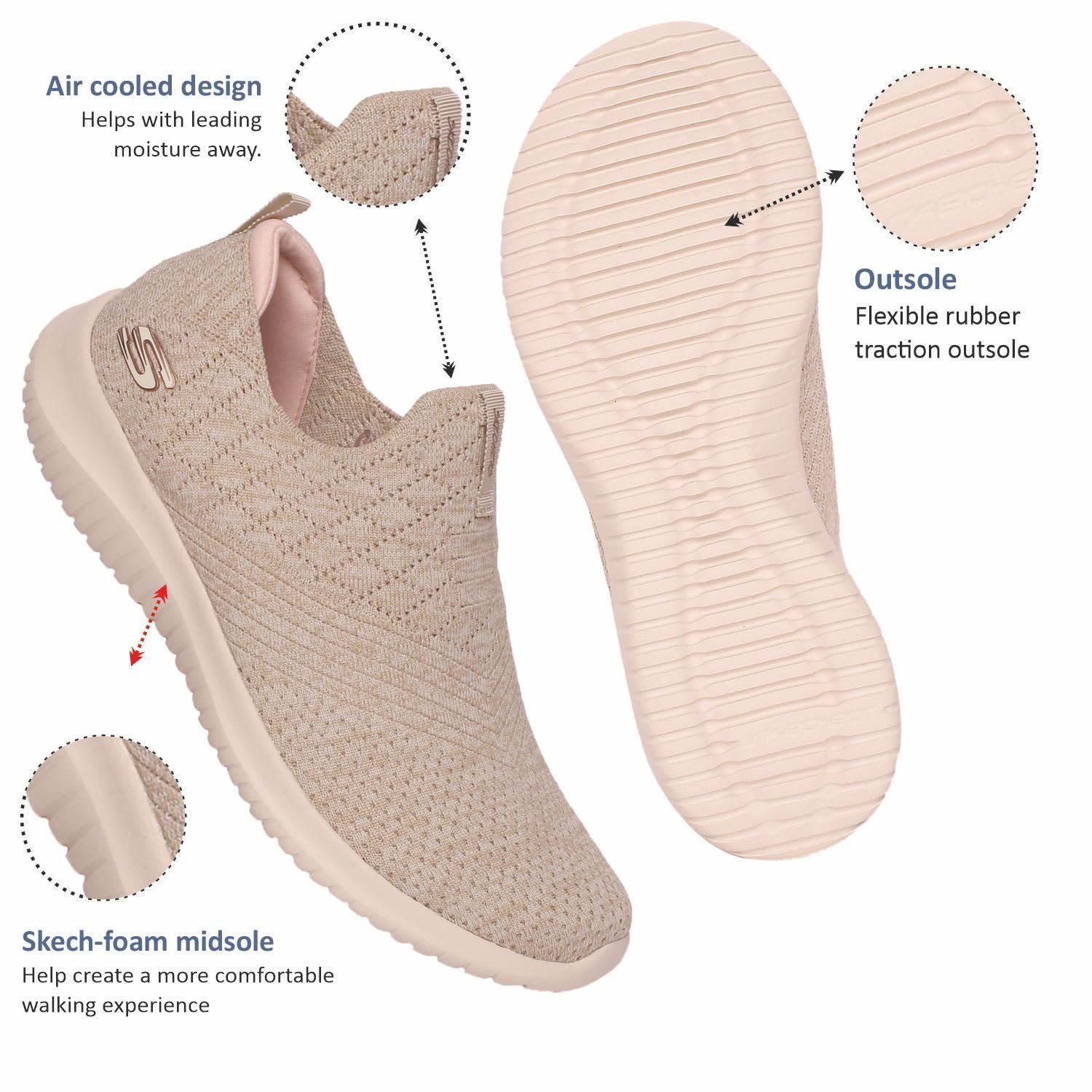 Кроссовки Skechers D'lites 4.0 Fresh Diva женские, фото №4