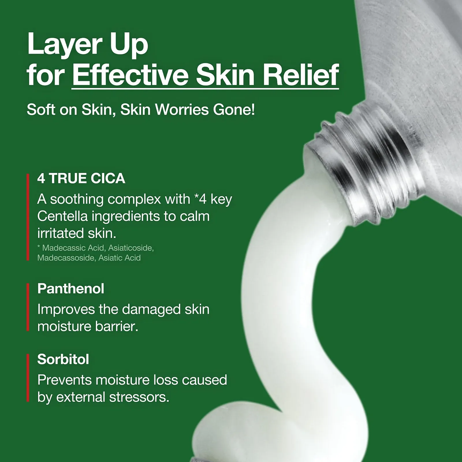 Крем для обличчя Anua Heartleaf Centella Red Spot Cream з ніацинамідом, центеллою та пантенолом некомедогенний, фото №3