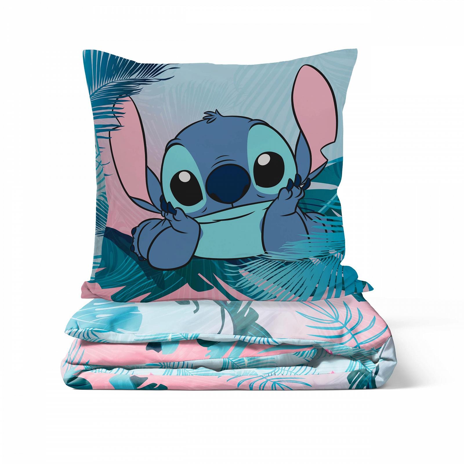 Постільна білизна Jay Franco Disney Lilo and Stitch Floral для однієї людини, дитяча, наволочка 80 x 80 см, бавовна, фото №5