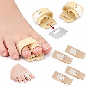 Накладки для молоткообразных пальцев 6шт, Шина для пальцев, Выпрямление кривых пальцев, Повязка для пальцев, Коррекция молоткообразных пальцев, Шина для малых молоткообразных пальцев, Коррекция пальцев - Фото 1